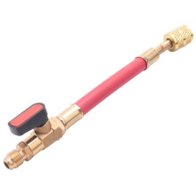 6Pcs R134A R410A R22 R12 800 Psi Manifold Gauge Set A/C Refrigeration Charging Hose with Valve