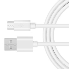Cabo USB-A para USB-C para carregamento rápido e transferência de dados.