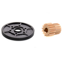1PC 14T Motor Gear 0.5M R86044 Metal Pinion Gears for RGT 86100 & 1PC Model Car Driven Gear R86028 87T Plastic Gears