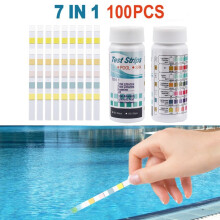 Pool and Spa Test Strips pH Chlorine Alkalinity Hardness