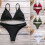 Dam Enfärgad Bikiniset Enkel Elegant Sommar 1