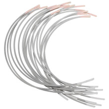 10 Pairs Stainless Steel Bra Underwire Replacement, Support with Easy Installation, Plated for Use
