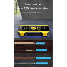-02 Wall Detector Metal Rebar Detector Display Ac Live Cable Wires Metal Wood Stud Wall Scanner