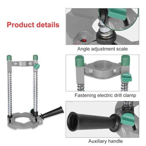 Support de Perceuse éLectrique à Main MéNage  Support de Perceuse éLectrique RéGlable Support de Support de Perceuse Pince de Forage Meuleuse 2