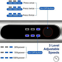 Stylo de Gravure éLectrique, Stylo de Meulage Rechargeable par USB Machines à Polir les Ongles Outil de Gravure Sans Fil, A