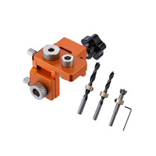Woodworking 3 in 1 Doweling Jig Set Pocket Hole Jig-8mm15mm
