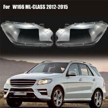 Left Side Front Headlight Cover for - ML-Class W166 12-15 Replace Lens Light Lamp Shell Lampshade