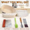 Bread Baking Set, Oval Bread Fermentation Basket, with Flour Mixer Accessories, Used for Kitchen Making Tools 7