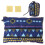 Lightweight Dark Blue Inflatable Camping Pillow, 45x30cm, PVC 3