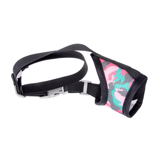 Dog Muzzle German Dog Comfortable Strap Secure Muzzle Medium-XL