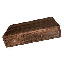 Handcraft Wooden Tray Organizers For Makeup Jewelry-Two draws