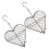 2PCS Decorative Bird Nesting Materials Dispenser Nesting Heart 1