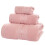 Ensemble de serviettes de bain et de gants de-rose clair 1