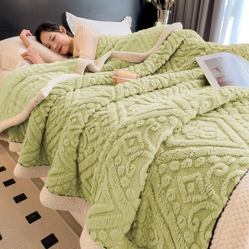 Κουβέρτα Flannel Fleece Διπλής Επίστρωσης, Πολύ Χοντρή 2