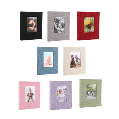 Modern 4x6 Photo Book With Customizable Front-grass green 1