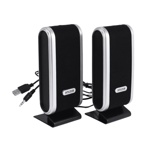 NEW 120W USB Power Desktop Computer Notebook Audio Speaker 3.5mm Earphone Jack 1