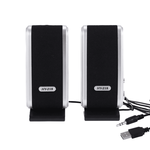 NEW 120W USB Power Desktop Computer Notebook Audio Speaker 3.5mm Earphone Jack 2