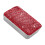 Boîte de rangement à dessus coulissant avec strass,-Rouge 1