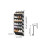 Multiple Pocket Wall Mounted Shoe Rack For Sandals-8th floor 5