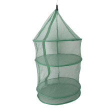 Green Hanging Drying Mesh 75x38cm Foldable Net Bag for Fish Food
