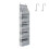 Practical 3+5 Level See Through Hanging Storage System-grey 1