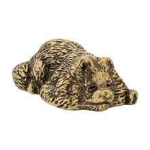 Statues d'animaux en métal, Sculptures de chiens, ornements-UN