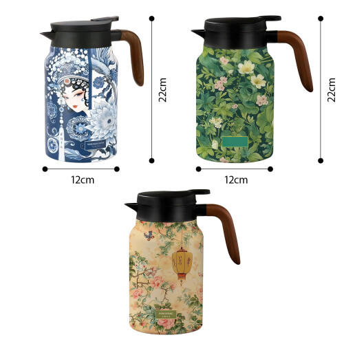 Durable 1.5L Metal Insulated Tea Box With-midsummer 2