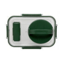 Stackable Salad Box With Leakproof Lid Portable-Without Fork