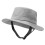 Unisex Foldable Hiking Hat Summer Sun Protection-Light gray 1
