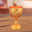 Practical Zinc Alloy Drinking Vessel With Decorative-Golden Red 5