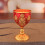 Practical Zinc Alloy Drinking Vessel With Decorative-Golden Red 6