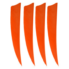 20 Stück orange Federbefiederung für stabile 4-Zoll-Bogenschäfte