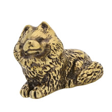 Metal Animal Statue,Dog Sculpture Figurine Tabletop-B