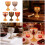 Practical Zinc Alloy Drinking Vessel With Decorative-Golden Red 3