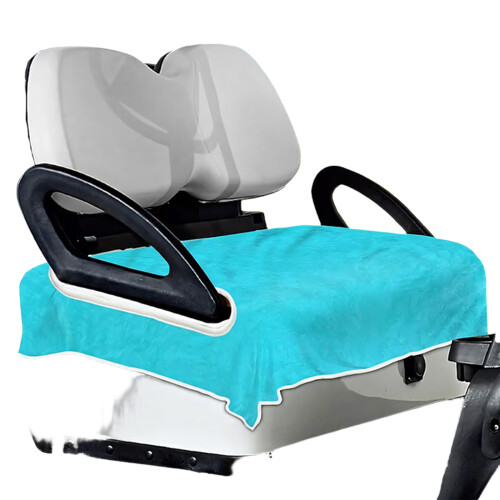 Premium Polyester Golf Cart Seat Protector Gentle Yet-Blue 1