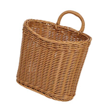 Panier de jardinière mural tissé à la-Grande bouche biseautée