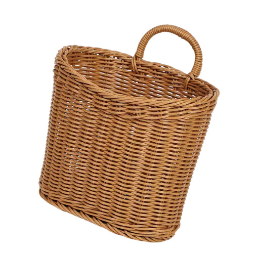 Panier de jardinière mural tissé à la-Grande bouche biseautée