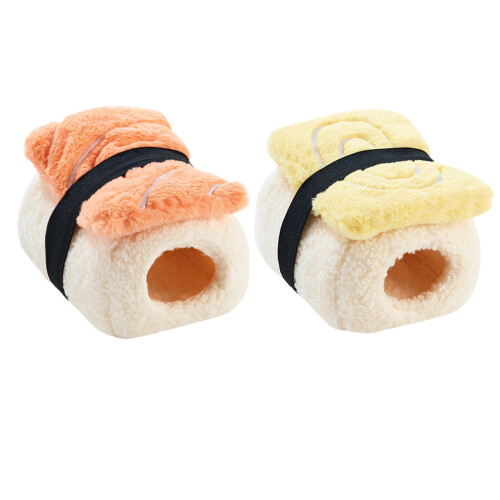 Sushi Shape Hamster Rest Bed Plush Cotton Hideaways House-1 1