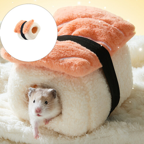 Sushi Shape Hamster Rest Bed Plush Cotton Hideaways House-1 2