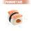 Maison de Hamster Sushi en peluche douce, lit de sommeil-2 4