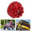Custodia del differenziale in alluminio rosso per auto RC 1/10. 2