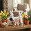 2Pcs Easter Themed Rabbit Watering Flower Resin Ornament Rabbit 7