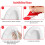 4Pieces Child Potty Training Splash Guard Block Leaks With Thick 5