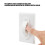 Kindersichere Lichtschalter decken transparentes Panel zum-Weiß 5
