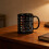 Elegant Black Ceramic Cup 2026 Formula Racing Theme Mug with 4