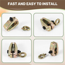 2-Way 5 Ton Self-Tightening Clamp Auto Car Body Repair Pull Clamp Equipment Frame Back Pulling Collision Repair Machine
