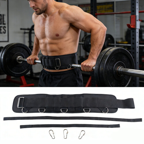 High Quality Lumbar Support Belt For Gym Workouts And-Yellow 2