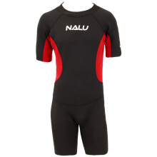 (Red, 28" Chest - 8-9 Years) Kids Shortie Wetsuit 3mm Neoprene Wet Suit for Boys & Girls