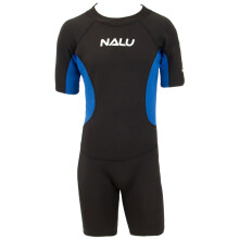 (Blue, 28" Chest - 8-9 Years) Kids Shortie Wetsuit 3mm Neoprene Wet Suit for Boys & Girls