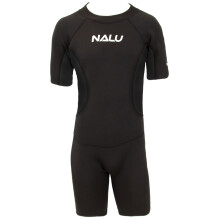 (Black, 38" Chest) Adults Shortie Wetsuit 3mm Neoprene Wet Suit for Men & Women